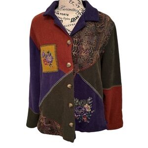 Vintage Koret Colors Clashing Patchwork Blazer